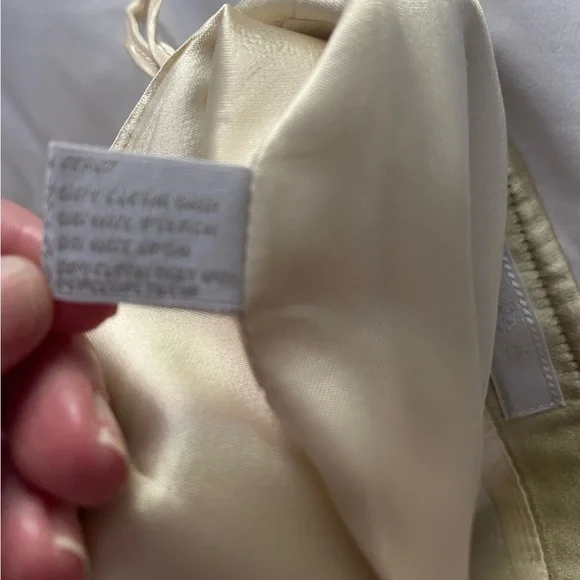 ✨ Prada Silk Skirt – Made in Italy | Gold | Size 40 (US 6) Luxury Repurpose - Picture 5 of 13